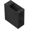 Mexen Box-A otvorená skrinka s policou 20 cm, čierna mat - 91AX2-0200-470-0-71