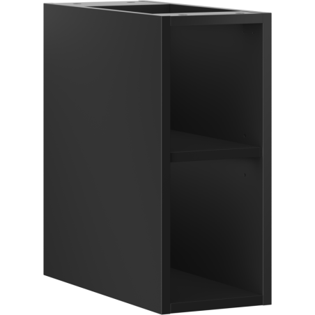 Mexen Box-A otvorená skrinka s policou 20 cm, čierna mat - 91AX2-0200-470-0-71