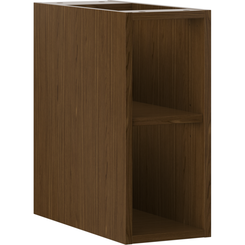Mexen Box-A otvorená skrinka s policou 20 cm, orech - 91AX2-0200-470-0-86