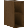 Mexen Box-A otvorená skrinka s policou 20 cm, orech - 91AX2-0200-470-0-86