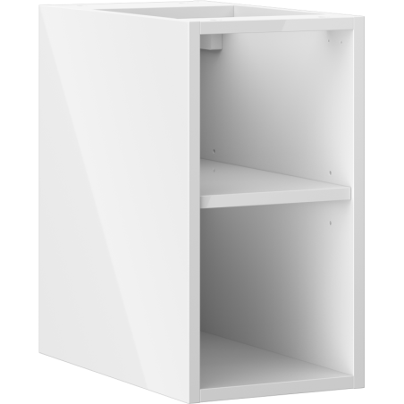 Mexen Box-A otvorená skrinka s poličkou 25 cm, biely lesk - 91AX2-0250-470-0-00