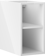 Mexen Box-A otvorená skrinka s poličkou 25 cm, biely lesk - 91AX2-0250-470-0-00