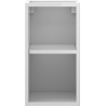Mexen Box-A otvorená skrinka s poličkou 25 cm, biely lesk - 91AX2-0250-470-0-00