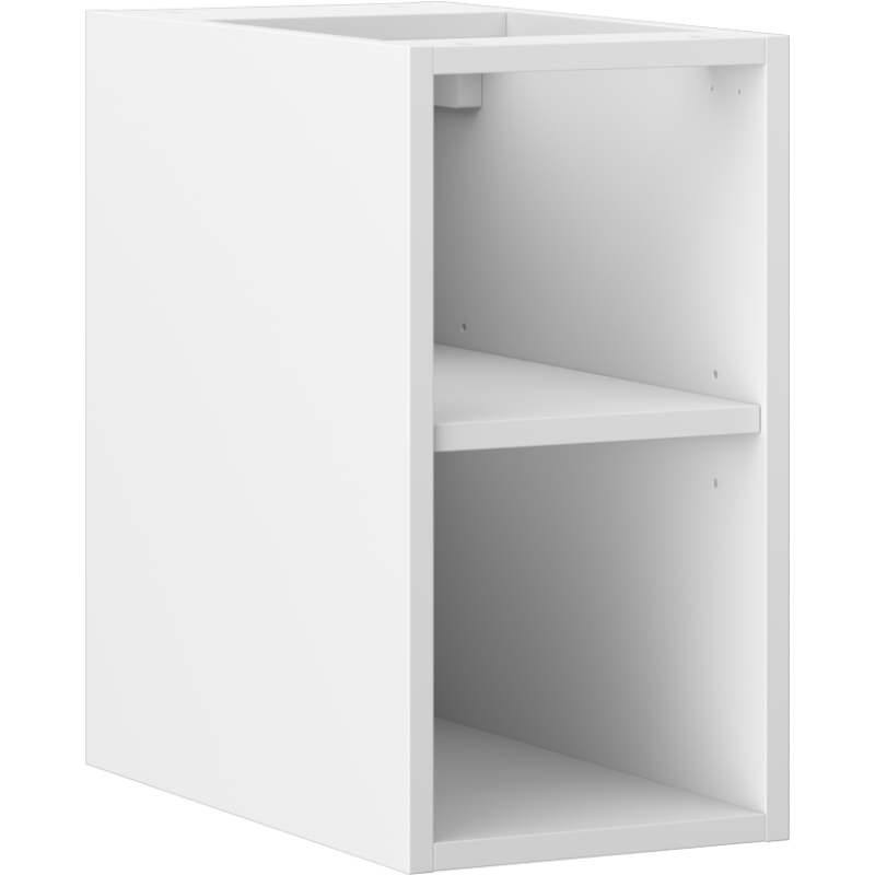 Mexen Box-A otvorená skrinka s policou 25 cm, biela matná - 91AX2-0250-470-0-01