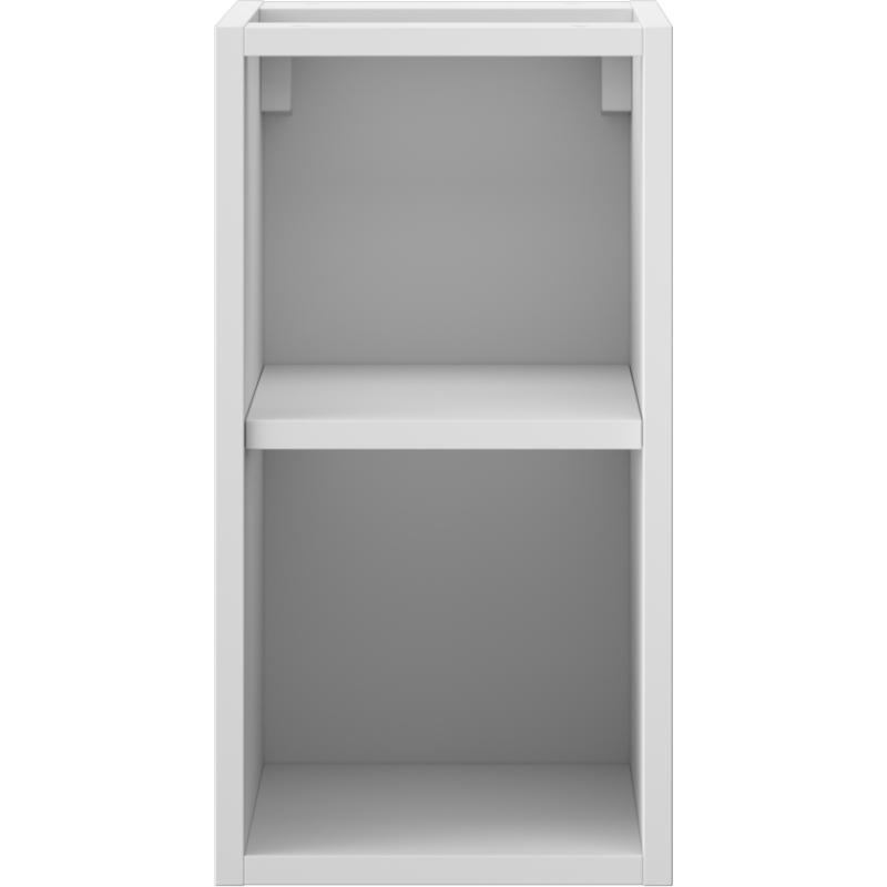 Mexen Box-A otvorená skrinka s policou 25 cm, biela matná - 91AX2-0250-470-0-01