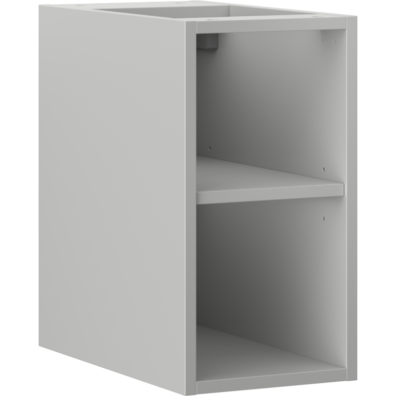 Mexen Box-A otvorená skrinka s policou 25 cm, sivá matná - 91AX2-0250-470-0-62