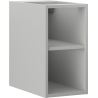 Mexen Box-A otvorená skrinka s policou 25 cm, sivá matná - 91AX2-0250-470-0-62