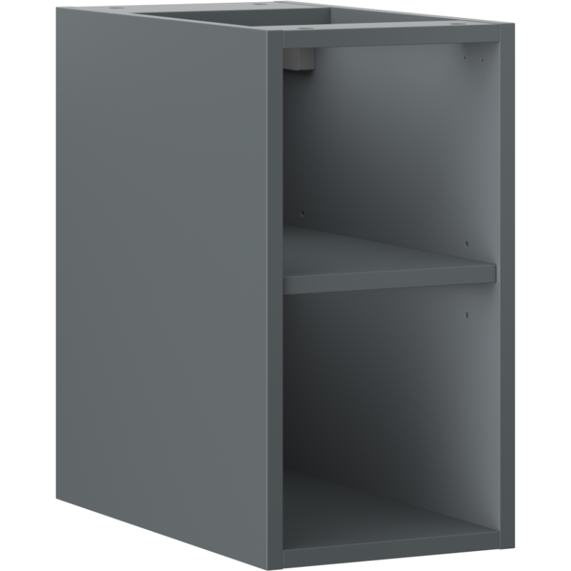 Mexen Box-A otvorená skrinka s poličkou 25 cm, grafit mat - 91AX2-0250-470-0-66