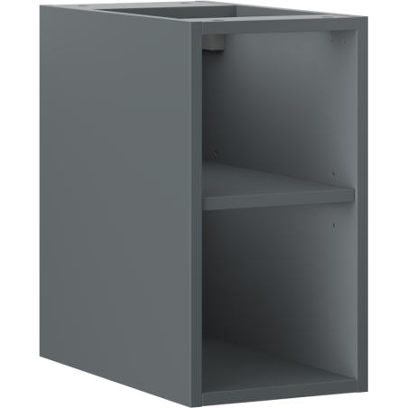 Mexen Box-A otvorená skrinka s poličkou 25 cm, grafit mat - 91AX2-0250-470-0-66