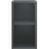 Mexen Box-A otvorená skrinka s poličkou 25 cm, grafit mat - 91AX2-0250-470-0-66