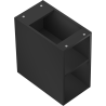 Mexen Box-A otvorená skrinka s policou 25 cm, čierna matná - 91AX2-0250-470-0-71