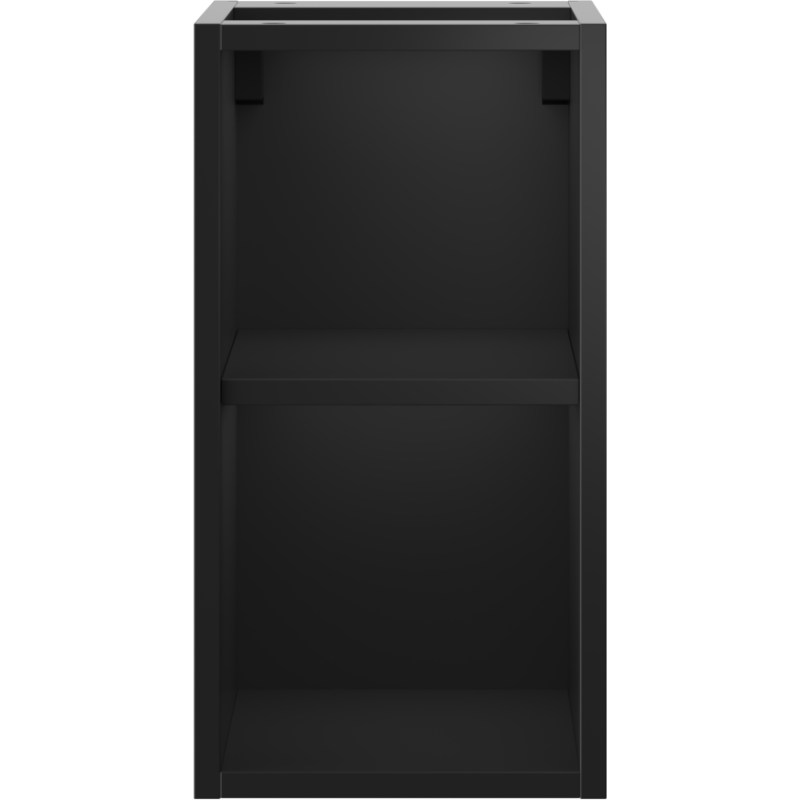 Mexen Box-A otvorená skrinka s policou 25 cm, čierna matná - 91AX2-0250-470-0-71