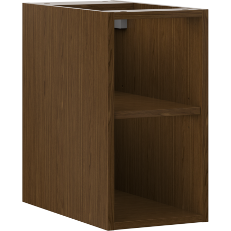 Mexen Box-A otvorená skrinka s poličkou 25 cm, orech - 91AX2-0250-470-0-86