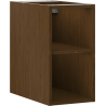 Mexen Box-A otvorená skrinka s policou 25 cm, orech - 91AX2-0250-470-0-86