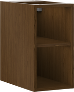 Mexen Box-A otvorená skrinka s poličkou 25 cm, orech - 91AX2-0250-470-0-86