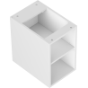 Mexen Box-A otvorená skrinka s poličkou 30 cm, biela matná - 91AX2-0300-470-0-01