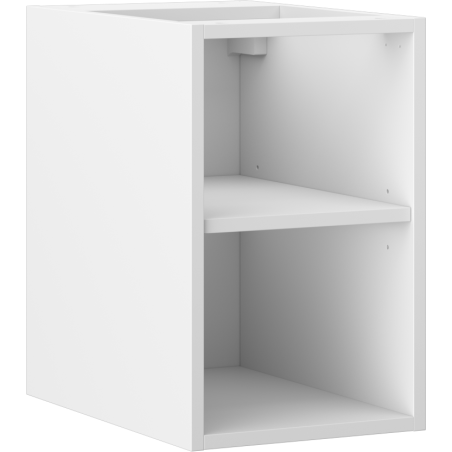 Mexen Box-A otvorená skrinka s poličkou 30 cm, biela matná - 91AX2-0300-470-0-01
