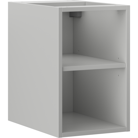 Mexen Box-A otvorená skrinka s policou 30 cm, sivá matná - 91AX2-0300-470-0-62