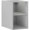 Mexen Box-A otvorená skrinka s policou 30 cm, sivá matná - 91AX2-0300-470-0-62