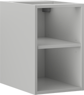 Mexen Box-A otvorená skrinka s policou 30 cm, sivá matná - 91AX2-0300-470-0-62