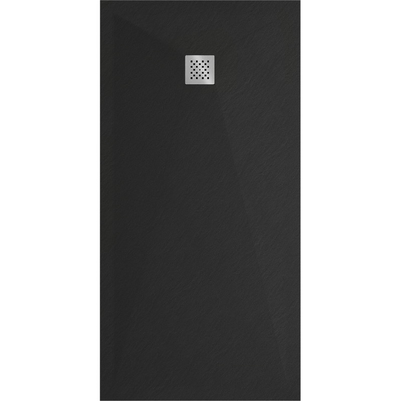 Mexen Stone+ obdĺžniková kompozitná sprchová vanička 200 x 80 cm, čierna - 44708020