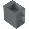 Mexen Box-A otvorená skrinka s poličkou 30 cm, grafit mat - 91AX2-0300-470-0-66
