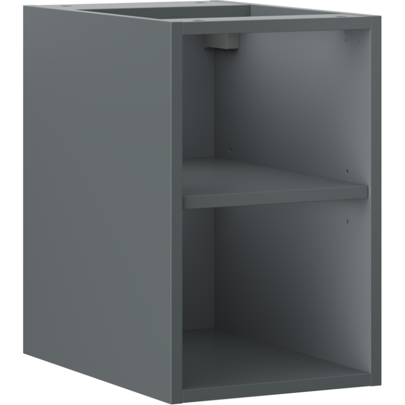 Mexen Box-A otvorená skrinka s poličkou 30 cm, grafit mat - 91AX2-0300-470-0-66
