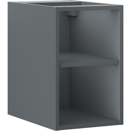 Mexen Box-A otvorená skrinka s poličkou 30 cm, grafit mat - 91AX2-0300-470-0-66