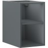 Mexen Box-A otvorená skrinka s policou 30 cm, matná grafit - 91AX2-0300-470-0-66
