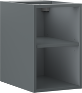 Mexen Box-A otvorená skrinka s poličkou 30 cm, grafit mat - 91AX2-0300-470-0-66