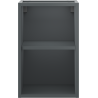 Mexen Box-A otvorená skrinka s policou 30 cm, matná grafit - 91AX2-0300-470-0-66