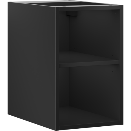 Mexen Box-A otvorená skrinka s policou 30 cm, čierna matná - 91AX2-0300-470-0-71