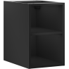Mexen Box-A otvorená skrinka s policou 30 cm, čierna matná - 91AX2-0300-470-0-71
