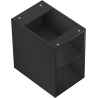 Mexen Box-A otvorená skrinka s policou 30 cm, čierna matná - 91AX2-0300-470-0-71