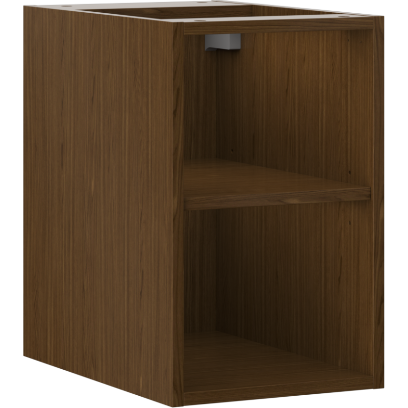 Mexen Box-A otvorená skrinka s poličkou 30 cm, orech - 91AX2-0300-470-0-86
