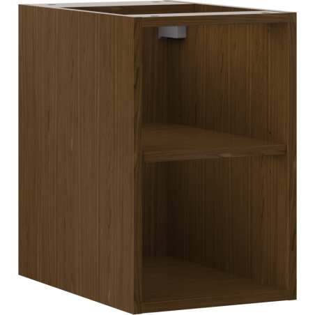 Mexen Box-A otvorená skrinka s poličkou 30 cm, orech - 91AX2-0300-470-0-86