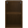 Mexen Box-A otvorená skrinka s poličkou 30 cm, orech - 91AX2-0300-470-0-86