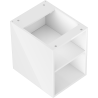 Mexen Box-A otvorená skrinka s poličkou 35 cm, biely lesk - 91AX2-0350-470-0-00