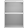 Mexen Box-A otvorená skrinka s poličkou 35 cm, biely lesk - 91AX2-0350-470-0-00