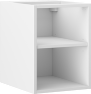 Mexen Box-A otvorená skrinka s policou 35 cm, biela matná - 91AX2-0350-470-0-01