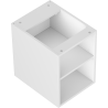 Mexen Box-A otvorená skrinka s policou 35 cm, biela matná - 91AX2-0350-470-0-01
