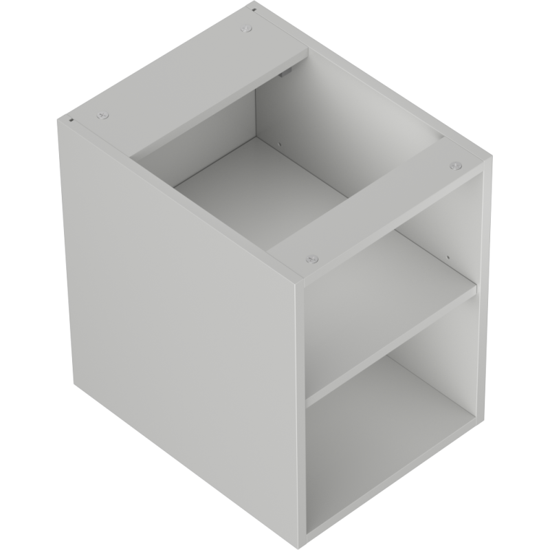 Mexen Box-A otvorená skrinka s policou 35 cm, šedá matná - 91AX2-0350-470-0-62