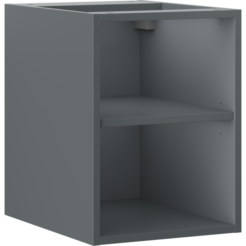 Mexen Box-A otvorená skrinka s poličkou 35 cm, grafit mat - 91AX2-0350-470-0-66