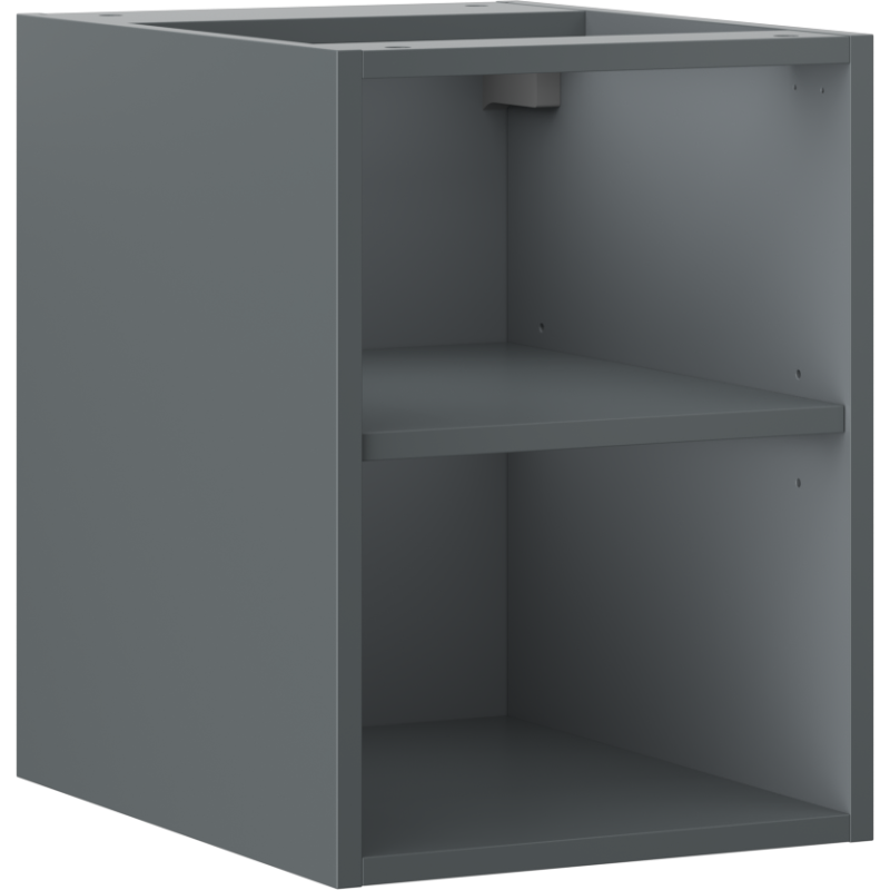 Mexen Box-A otvorená skrinka s policou 35 cm, grafit matný - 91AX2-0350-470-0-66