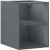 Mexen Box-A otvorená skrinka s policou 35 cm, grafit matný - 91AX2-0350-470-0-66