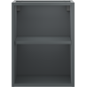 Mexen Box-A otvorená skrinka s policou 35 cm, grafit matný - 91AX2-0350-470-0-66