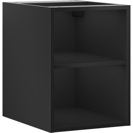Mexen Box-A otvorená skrinka s poličkou 35 cm, čierna matná - 91AX2-0350-470-0-71