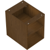 Mexen Box-A otvorená skrinka s policou 35 cm, orech - 91AX2-0350-470-0-86