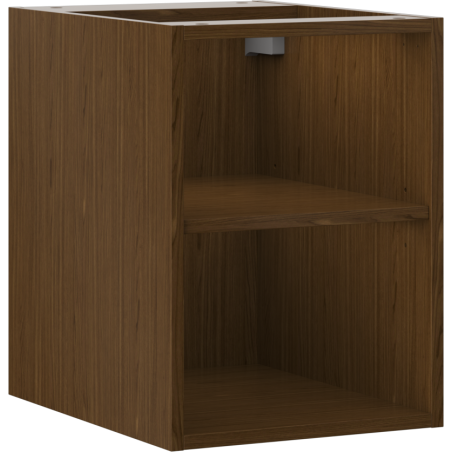 Mexen Box-A otvorená skrinka s policou 35 cm, orech - 91AX2-0350-470-0-86