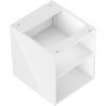 Mexen Box-A otvorená skrinka s policou 35 cm, biely lesk - 91AX2-0400-470-0-00